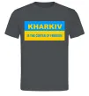 Чоловіча футболка Kharkiv center of freedom Графіт фото