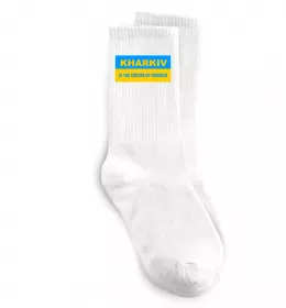 Шкарпетки Харків райони Білий фото