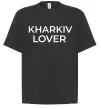 Футболка Оверсайз Kharkiv lover Черный Футболка Оверсайз Kharkiv lover Черный фото