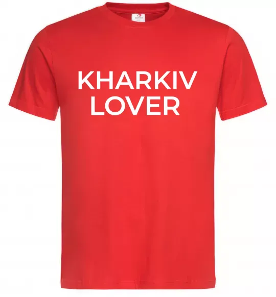 Мужская футболка Kharkiv lover Красный фото