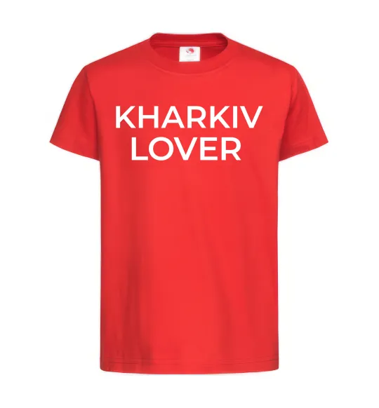 Дитяча футболка Kharkiv lover Червоний фото