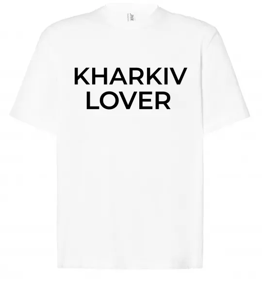 Футболка Оверсайз Kharkiv lover Белый фото