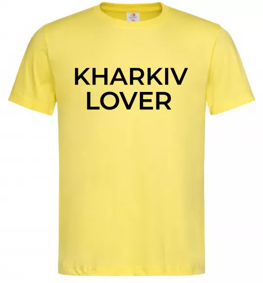Мужская футболка Kharkiv lover Лимонный фото