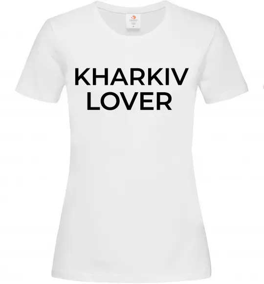 Жіноча футболка Kharkiv lover Білий фото