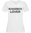 Жіноча футболка Kharkiv lover Білий фото