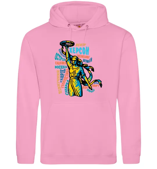 Чоловіча толстовка (худі) Херсон райони Рожевий фото