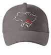 Кепка Херсон карта Серый фото