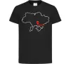 Детская футболка Херсон карта Черный Детская футболка Херсон карта Черный фото
