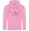 Чоловіча толстовка (худі) Херсон карта Рожевий фото