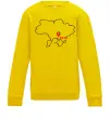 Детский Свитшот Херсон карта Солнечно желтый фото