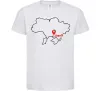 Детская футболка Херсон карта Белый Детская футболка Херсон карта Белый фото