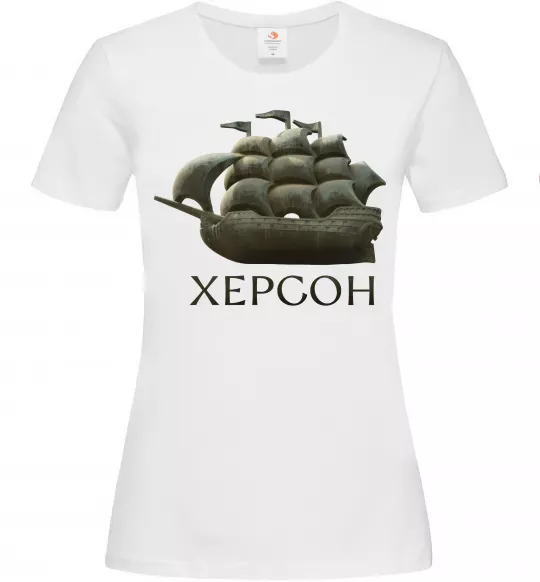 Женская футболка Корабель Херсон Белый фото