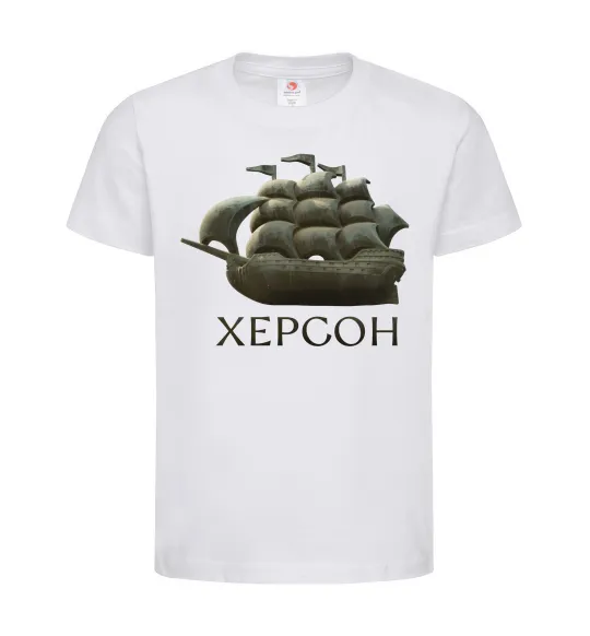 Детская футболка Корабель Херсон Белый фото