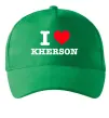 Кепка I love Kherson Зелений фото