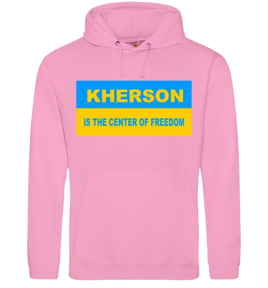 Жіноча толстовка (худі) Kherson center of freedom Рожевий фото
