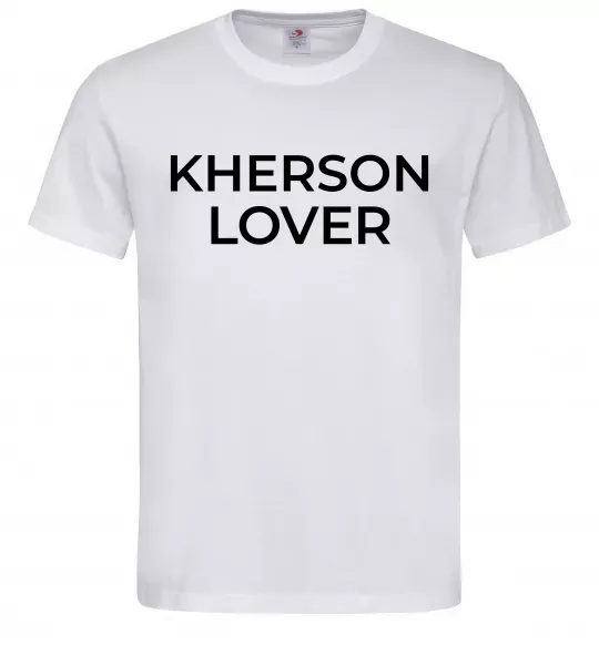 Мужская футболка Kherson lover Белый фото