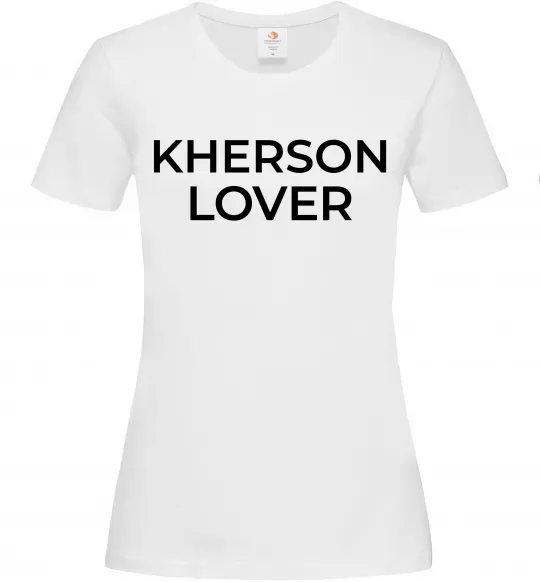 Женская футболка Kherson lover Белый фото