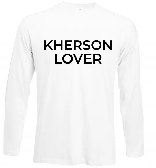 Лонгслив Kherson lover Белый фото