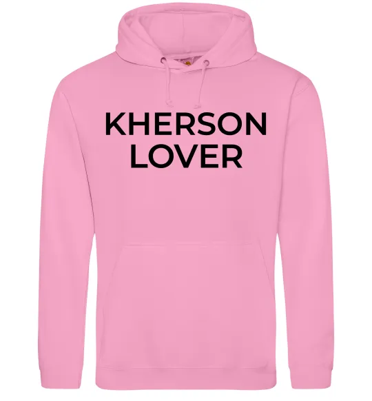 Мужская толстовка (худи) Kherson lover Розовый фото