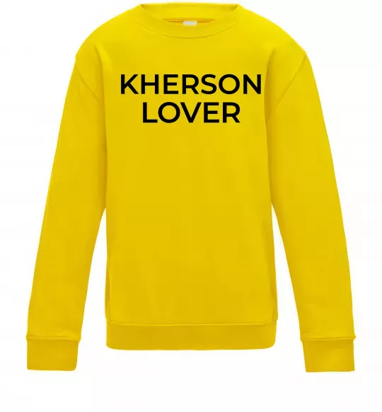 Детский Свитшот Kherson lover Солнечно желтый фото