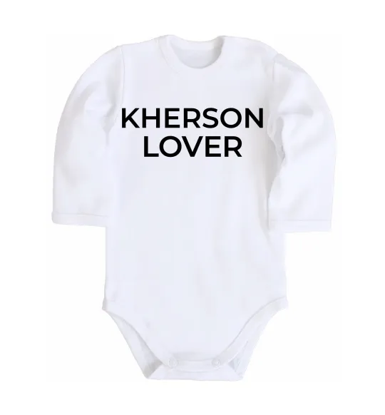 Детский боди Kherson lover Белый фото