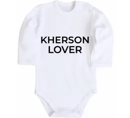 Дитячий бодік Kherson city Білий фото