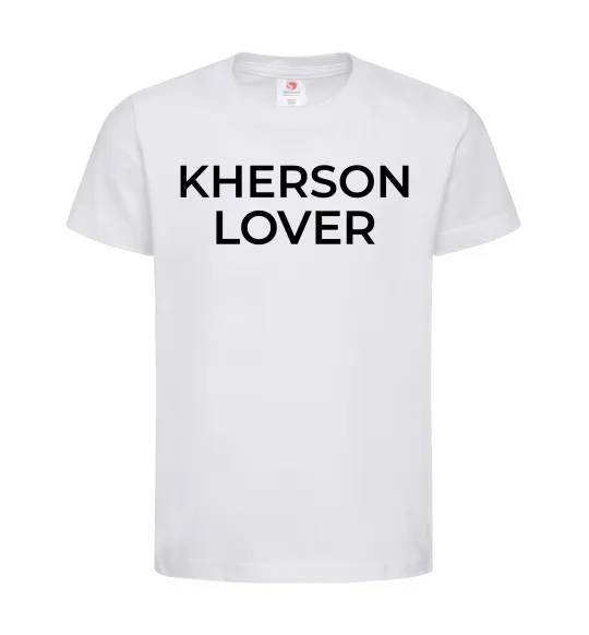 Детская футболка Kherson lover Белый фото