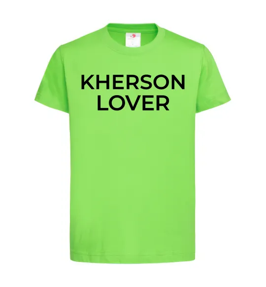 Детская футболка Kherson lover Лаймовый фото
