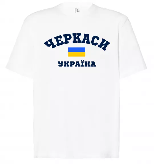 Футболка Оверсайз Черкаси Україна Белый фото