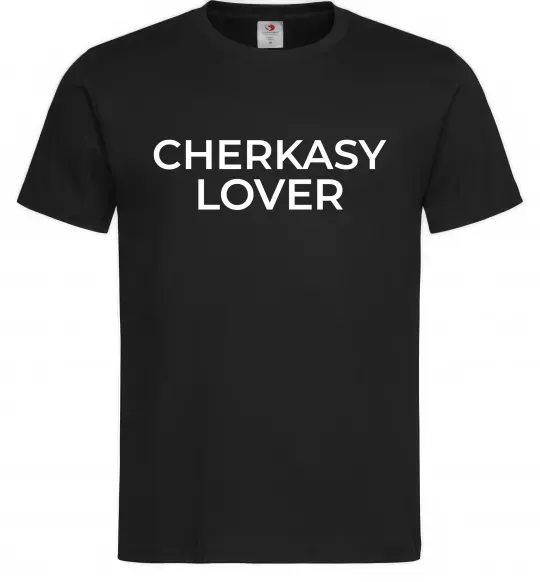 Чоловіча футболка Cherkasy lover Чорний фото