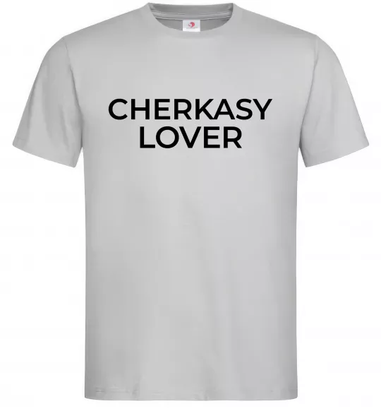 Чоловіча футболка Cherkasy lover Сірий фото