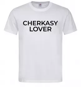 Чоловіча футболка Cherkasy lover Білий фото