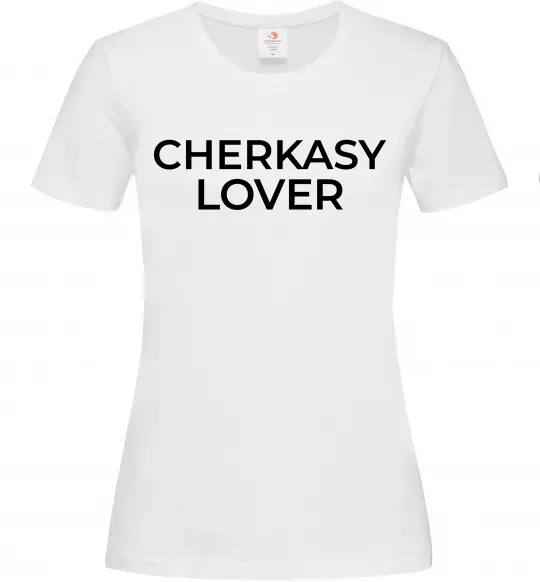 Женская футболка Cherkasy lover Белый фото