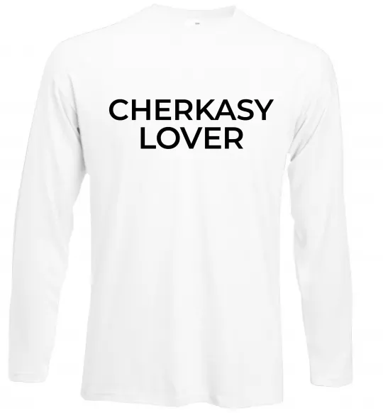 Лонгслів Cherkasy lover Білий фото