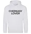 Мужская толстовка (худи) Cherkasy lover Серый меланж фото