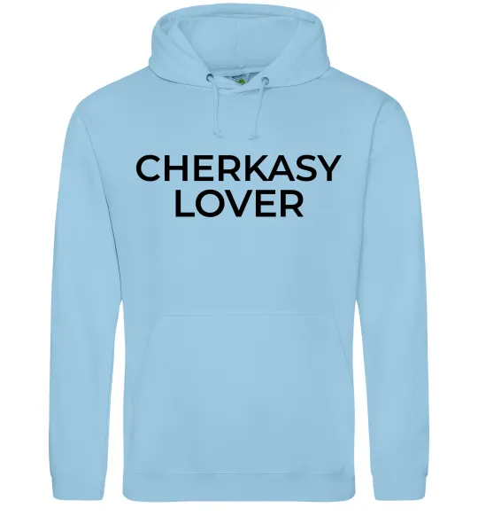 Женская толстовка (худи) Cherkasy lover Голубой фото
