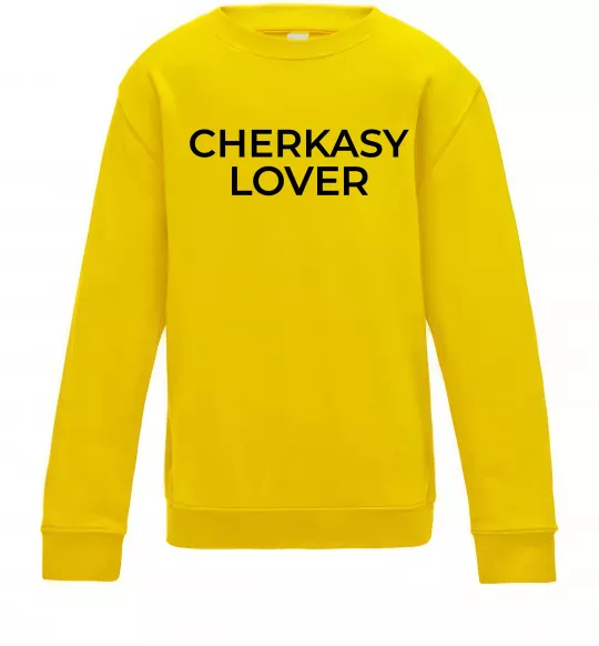 Детский Свитшот Cherkasy lover Солнечно желтый фото