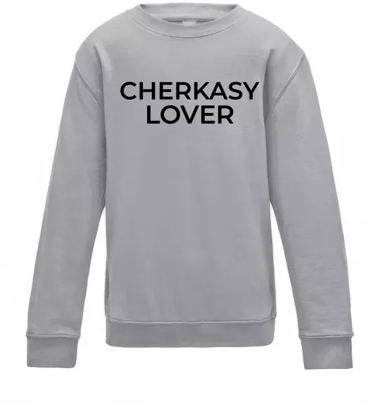 Детский Свитшот Cherkasy lover Серый меланж фото