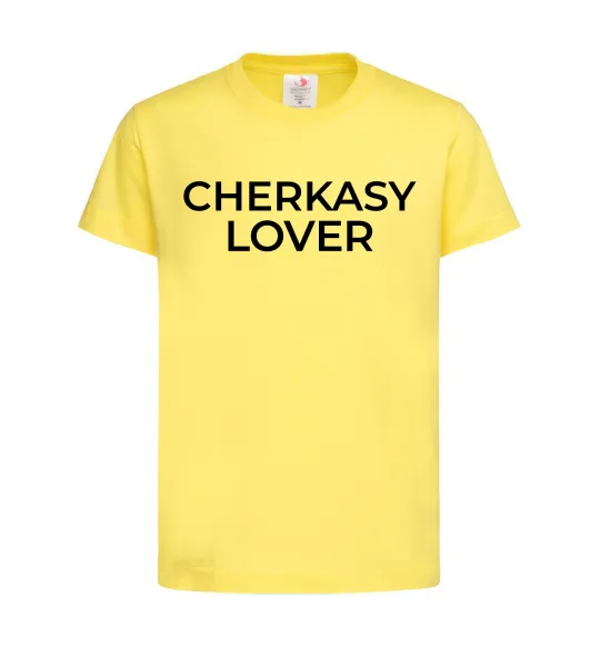 Детская футболка Cherkasy lover Лимонный фото