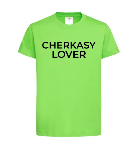 Детская футболка Cherkasy lover Лаймовый фото