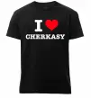 Мужская премиум футболка I love Cherkasy Черный Мужская премиум футболка I love Cherkasy Черный фото