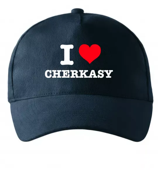 Кепка I love Cherkasy Темно-синий фото