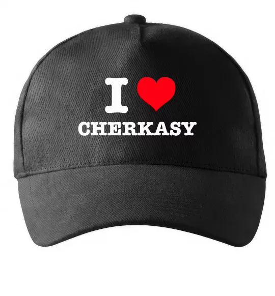 Кепка I love Cherkasy Черный фото