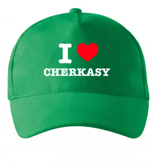 Кепка I love Cherkasy Зеленый фото