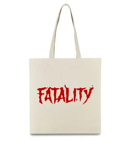 Еко-сумка Fatality Бежевий фото