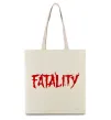Еко-сумка Fatality Бежевий фото