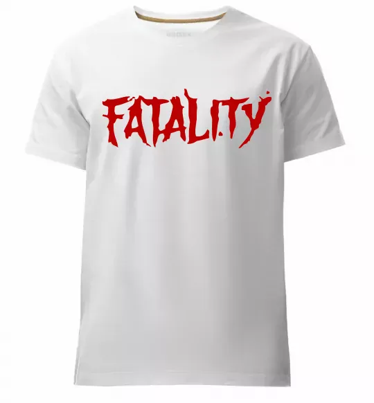 Мужская премиум футболка Fatality Белый фото