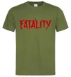 Мужская футболка Fatality Оливковый фото