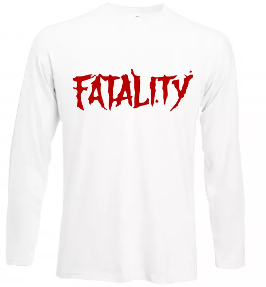 Лонгслів Fatality Білий фото