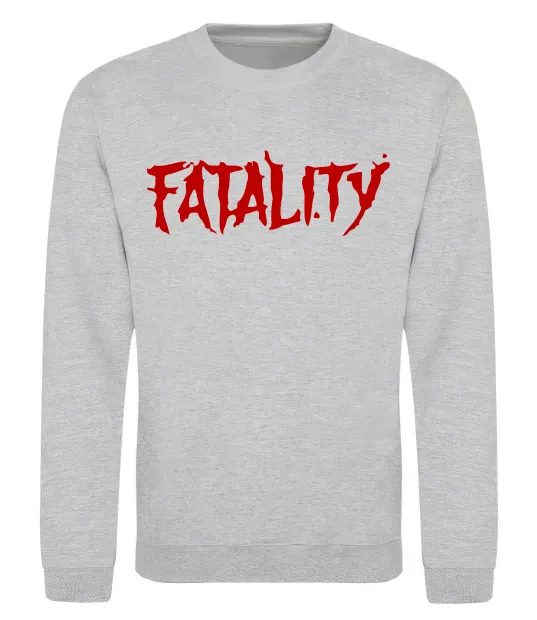 Світшот Fatality Сірий меланж фото